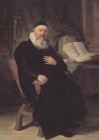 REMBRANDT Harmenszoon van Rijn Portrait of the Preacher Fobannes (mk33) Germany oil painting art
